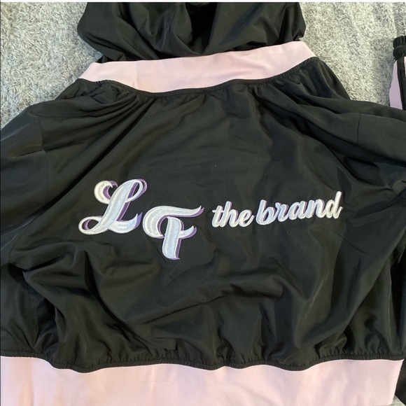 LF the Brand Tracksuit w Windbreaker & Track Pants Joggers Logo Striped Zip Up - Picture 11 of 15
